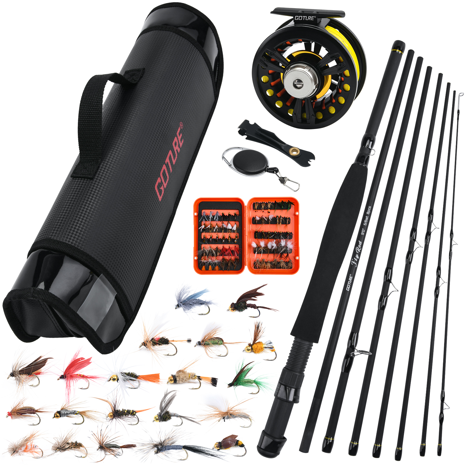 Fishing Equipment Europe - Goture 8Section Travel Fly Fishing Rod