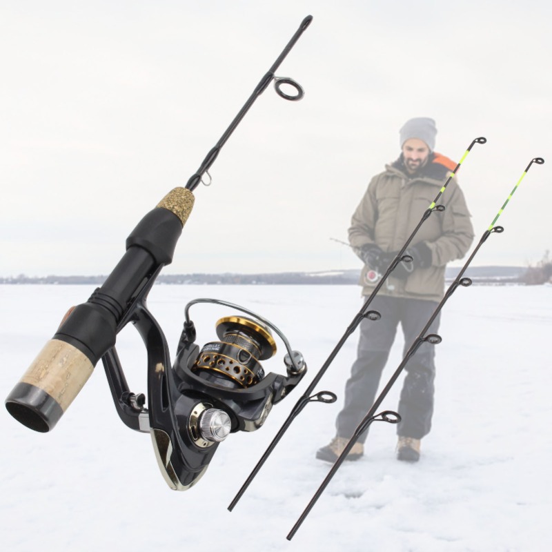 Fishing Equipment Europe - 60cm 2 Tips Rod Reel Combos