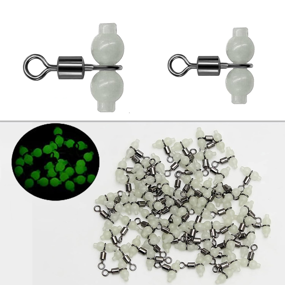 Fishing Equipment Shop - 30Pcs 3 Way Swivels Fishing Connector