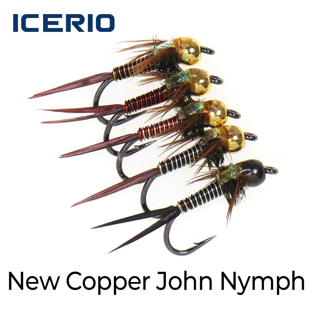 Fishing Equipment Europe - 5pcs New Copper John Nymph Flies,
