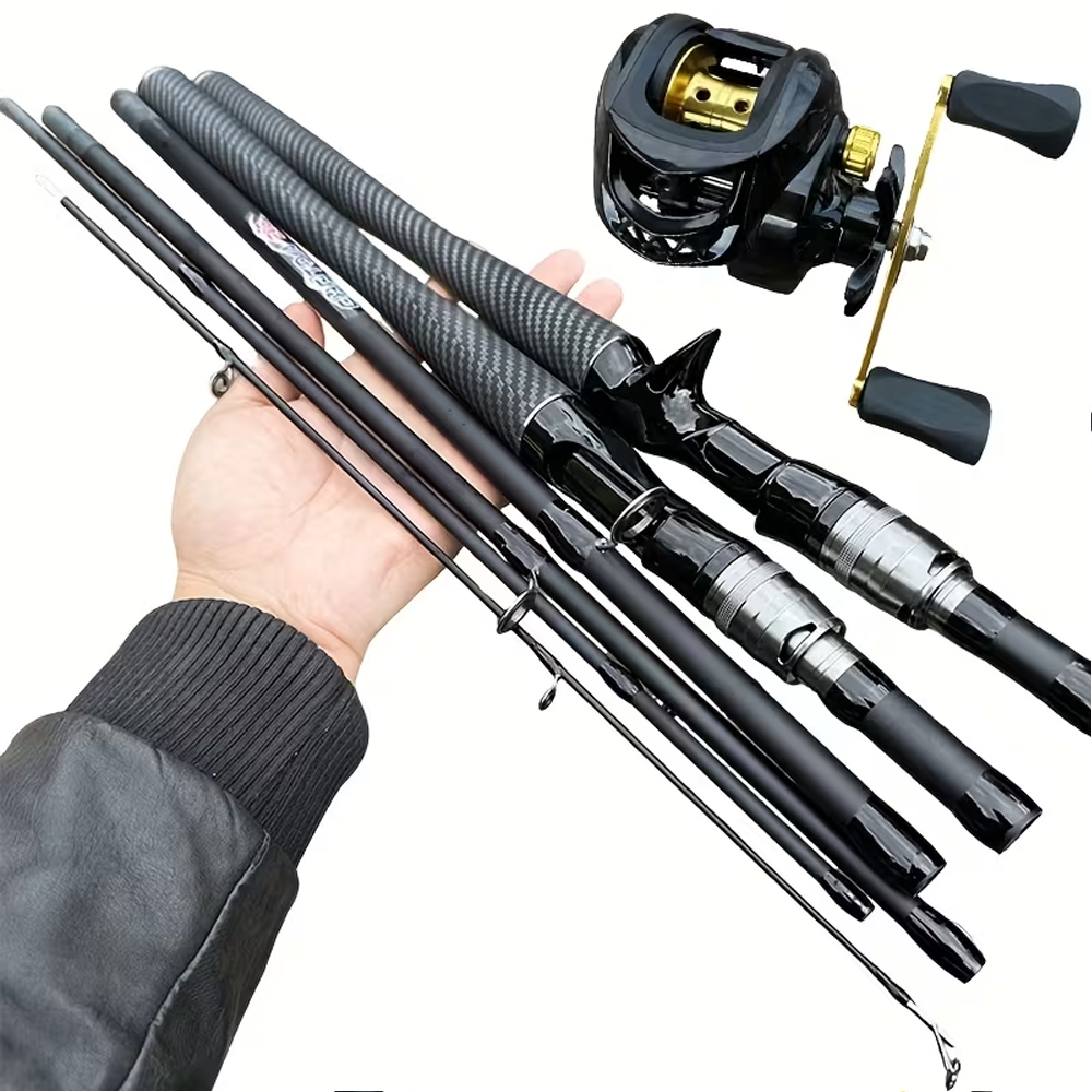 Fishing Equipment Europe - 4/5 Sections Casting Spinning Fishing Set