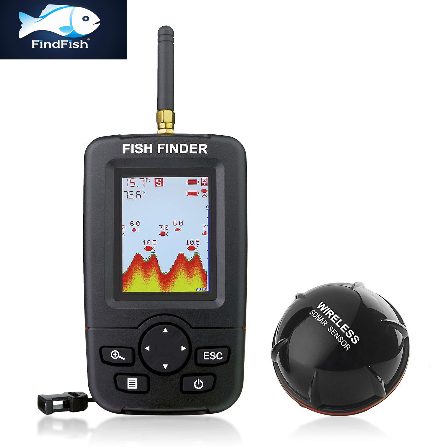 Fishing Equipment In English - 100M Portable Sonar Fish Finders Fishing