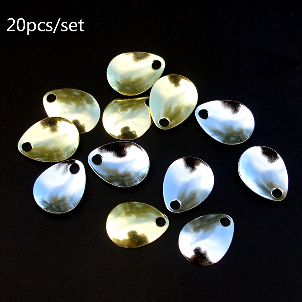 Fishing Equipment And Tools - 20pcs/lot Fishing Spinner Rings Blades Smooth