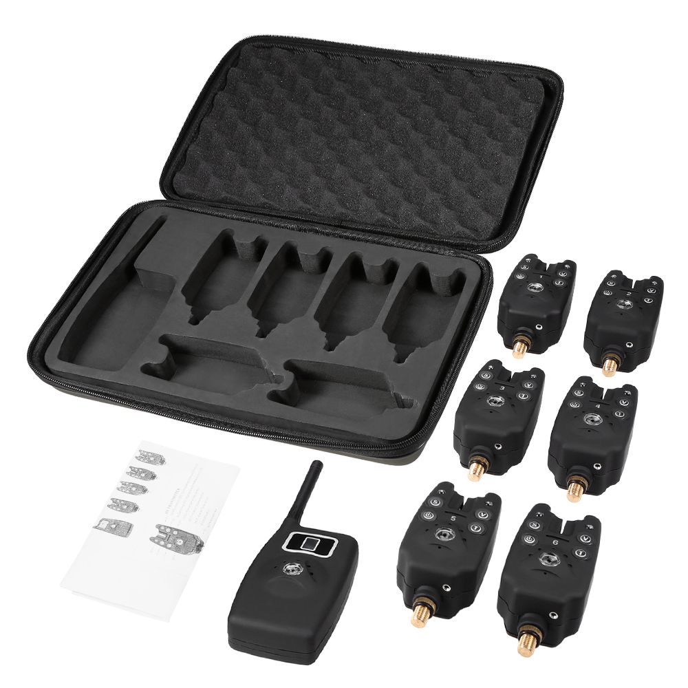 Fishing Equipment Bag - Lixada Wireless Fishing Bite Alarms Set