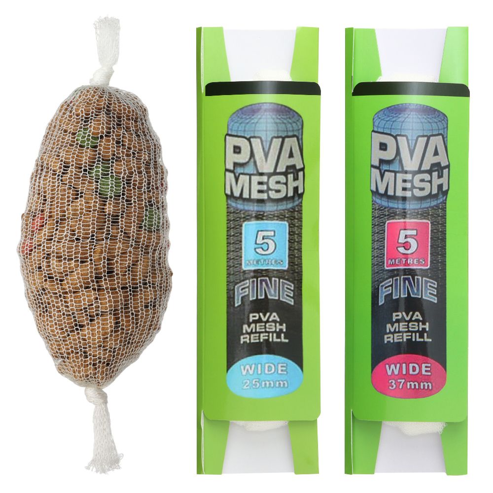 Fishing Equipment Bag - 5M/20M Soluble PVA Mesh Refill Carp