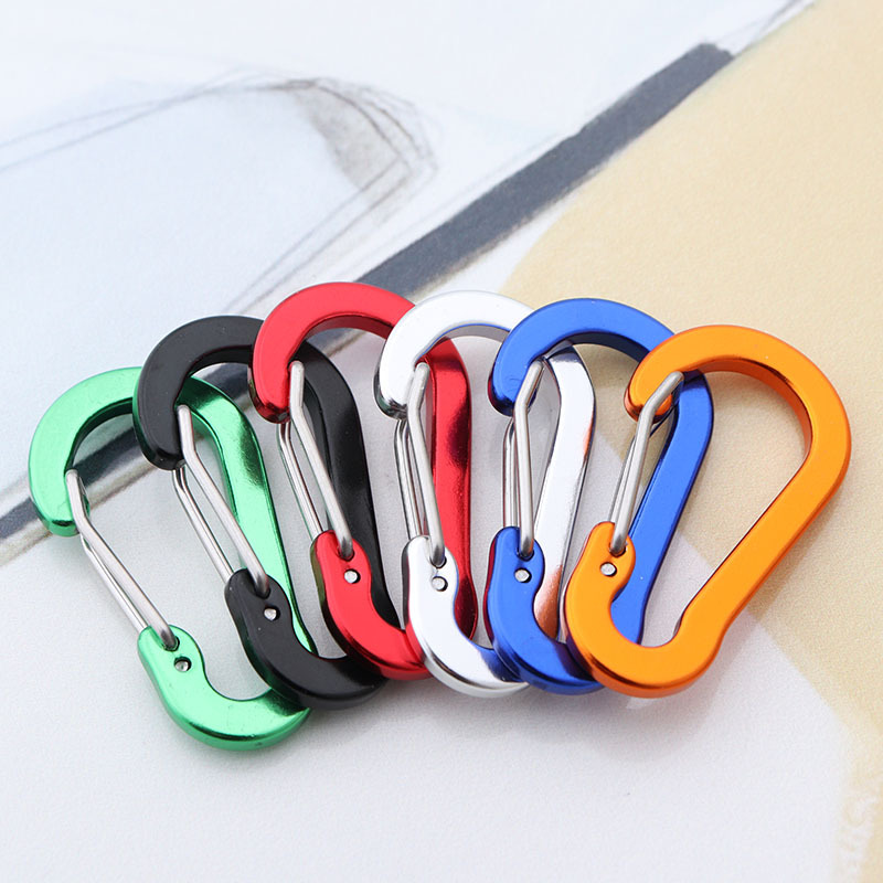 Fishing Equipment Bag - 6pcs Carabiner Keychain Key Chain Fishing