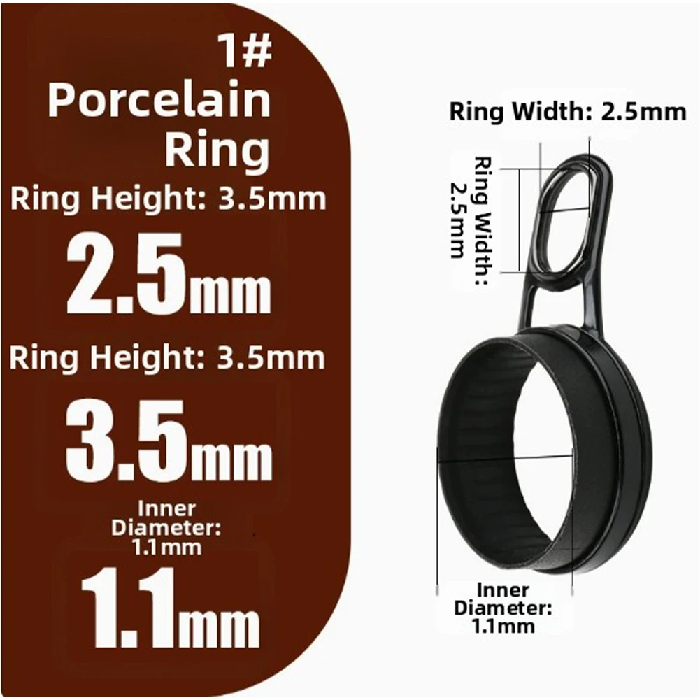 Fishing Equipment Terms - Stainless Steel Fishing Rod Guide Rings