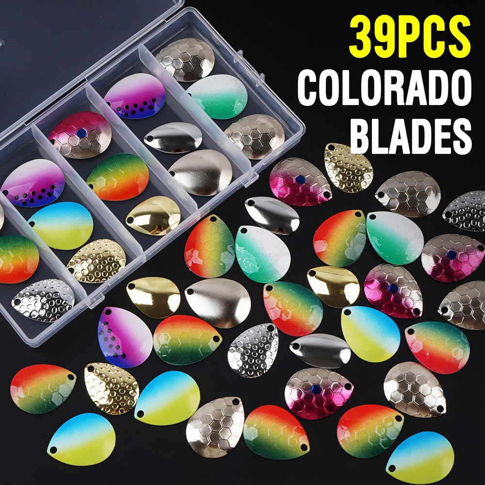 Fishing Equipment Shop - 39pcs Fishing Spinner Blades for Lure