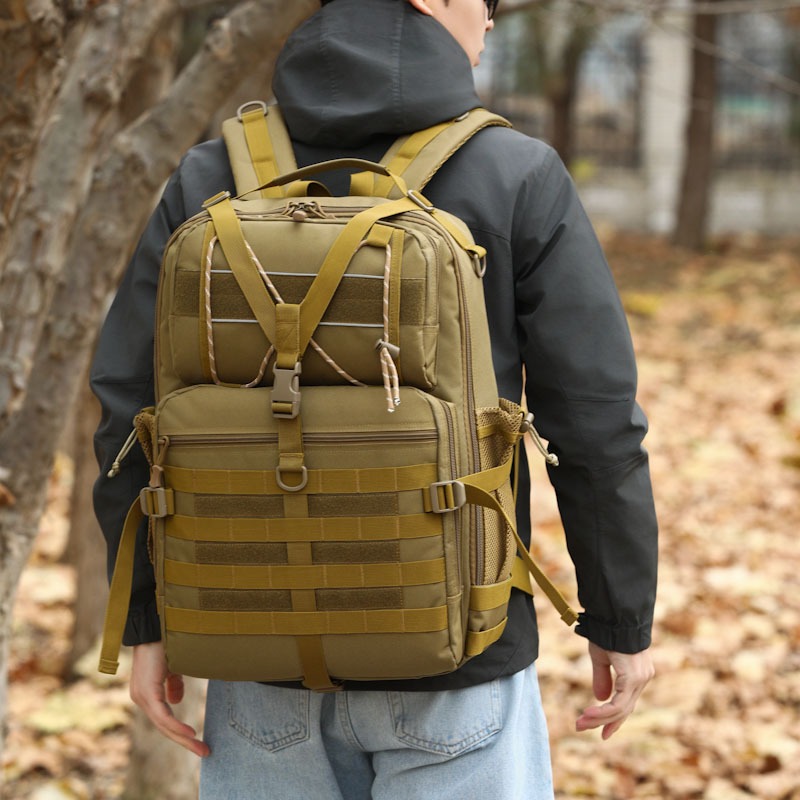 Fishing Equipment Bag - Large-capacity Multi-functional Men's Waterproof Bag，Military Tactical