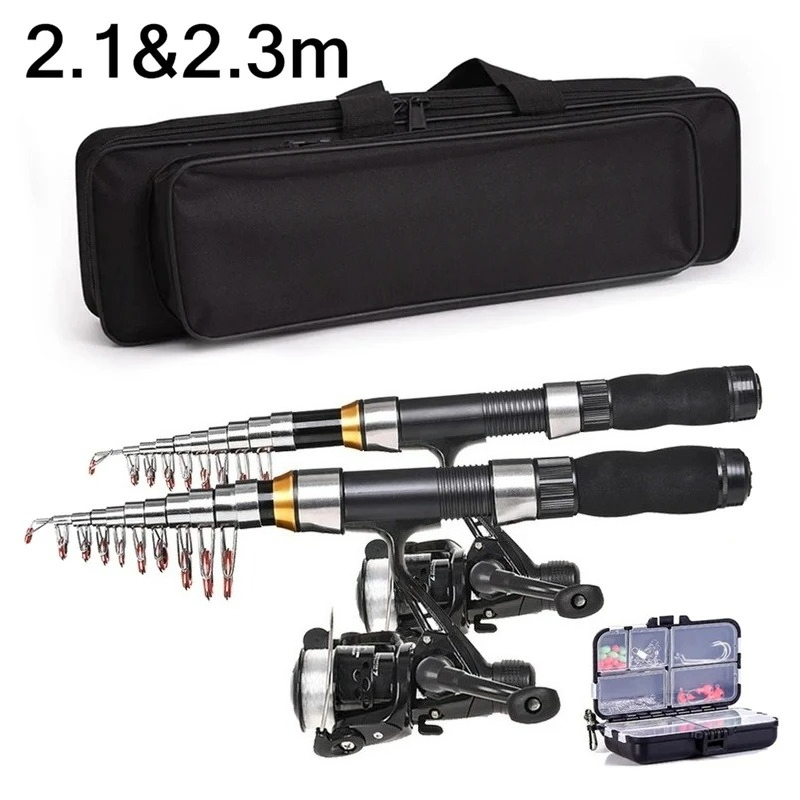 Fishing Equipment Europe - BRAVMAK 2.1/ 2.3 mTelescopic Fishing Rod