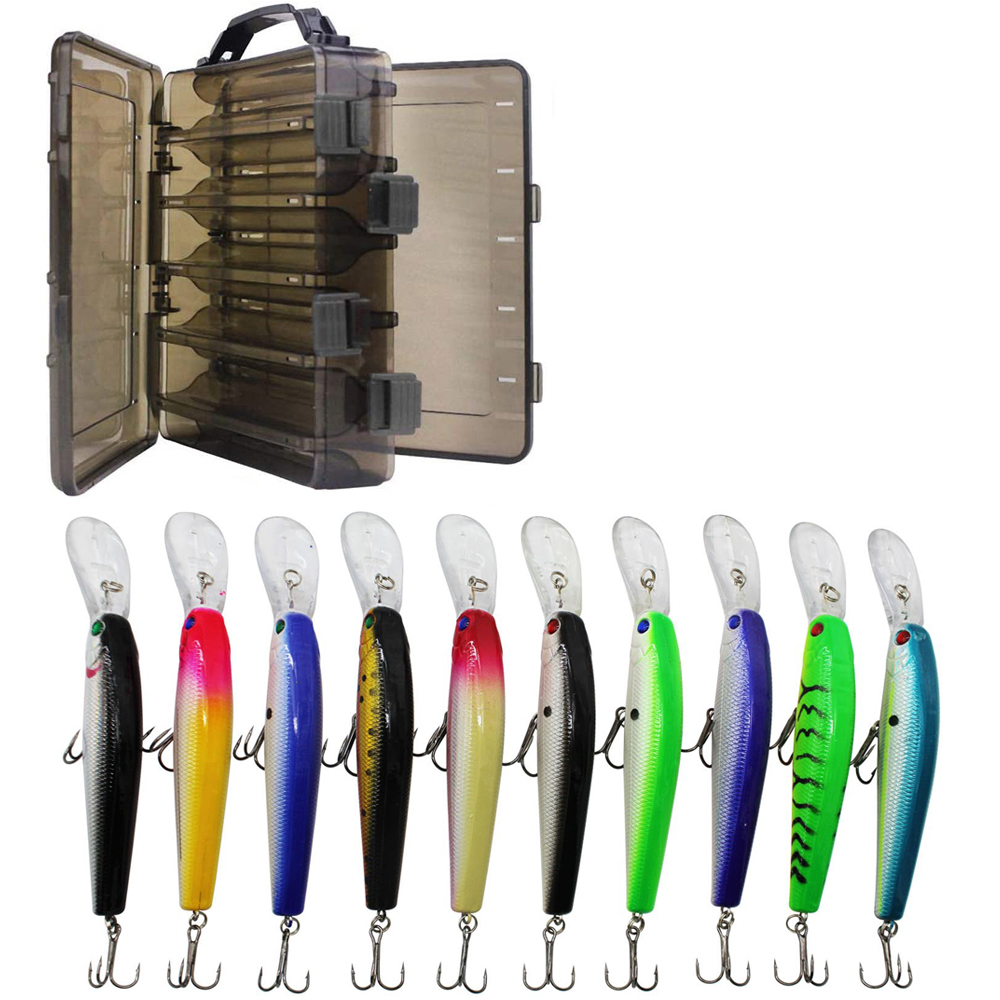 10PCS Minnow Fishing Lure 13.6 - Fishing Equipment Shop recension och pris
