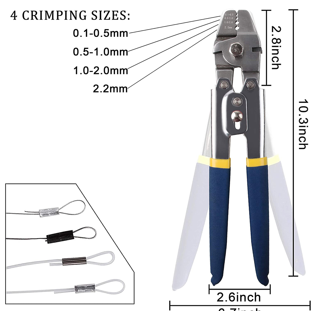 300pcs Crimp Fishing Sleeves S - Fishing Equipment Shop recension och pris