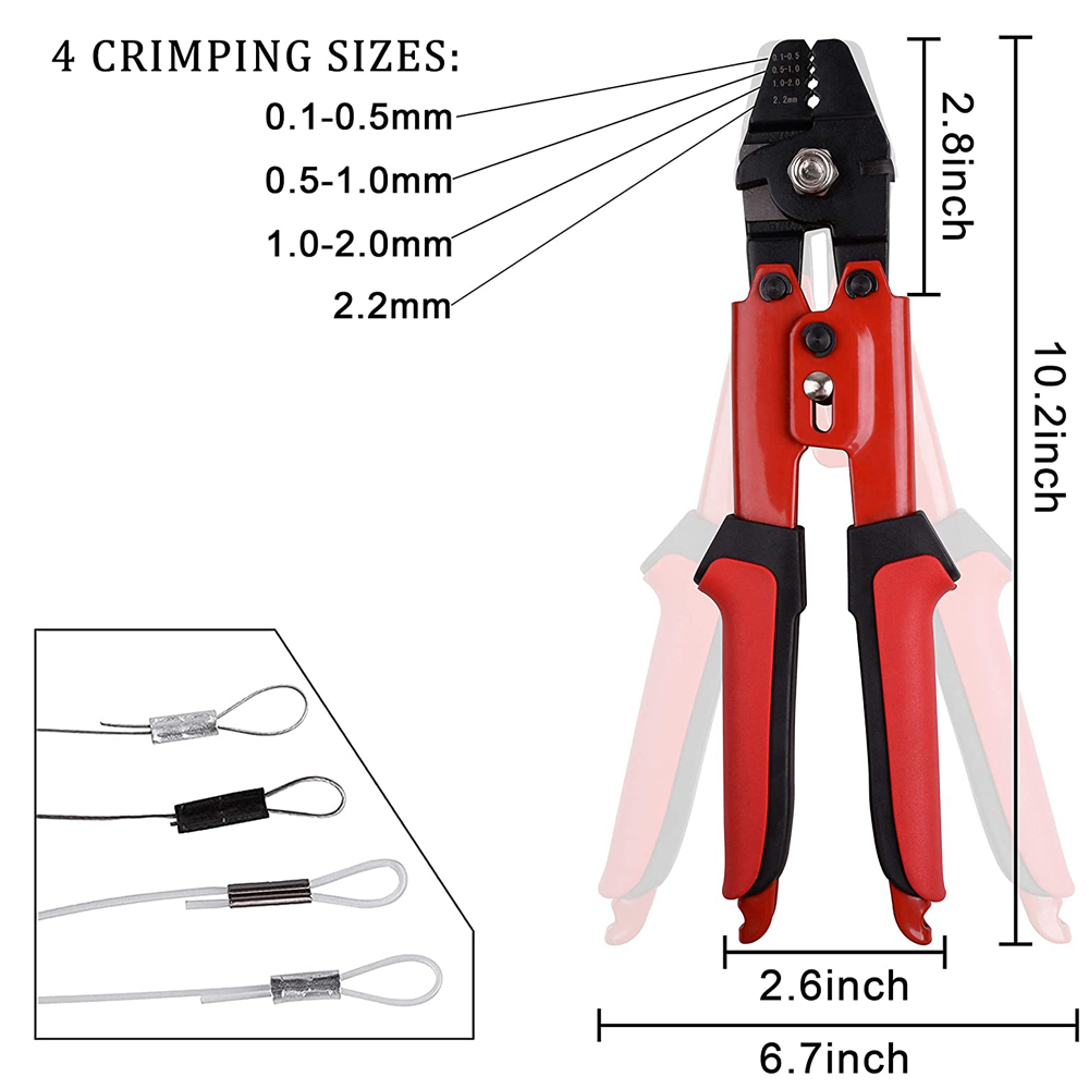 300pcs Crimp Fishing Sleeves S - Fishing Equipment Shop recension och pris