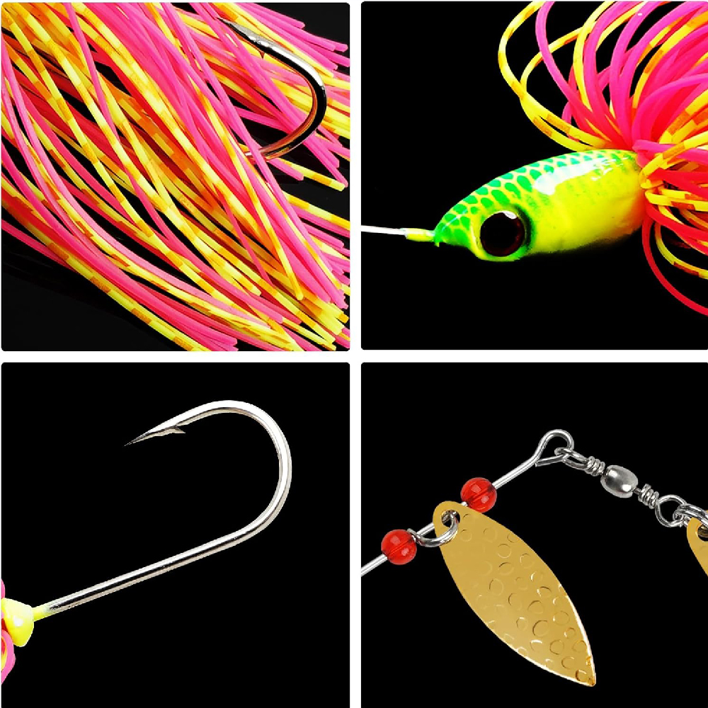 6pcs Spinnerbait Fishing Lures - Fishing Equipment Shop recension och pris