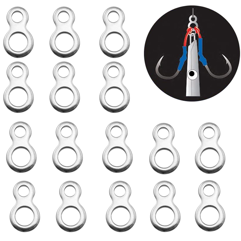 10-50Pcs Stainless Steel Fishi - Fishing Equipment And Tools recension och pris