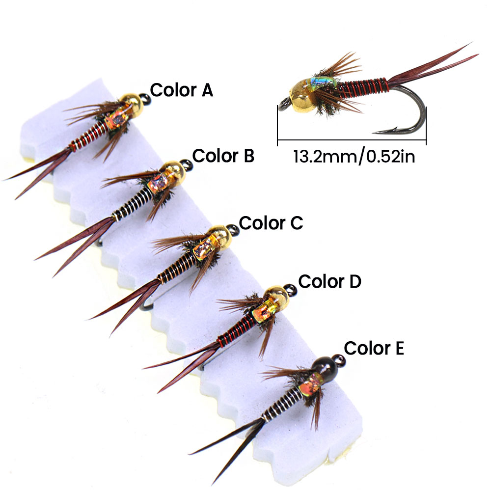 5pcs New Copper John Nymph Fli - Fishing Equipment Europe recension och pris