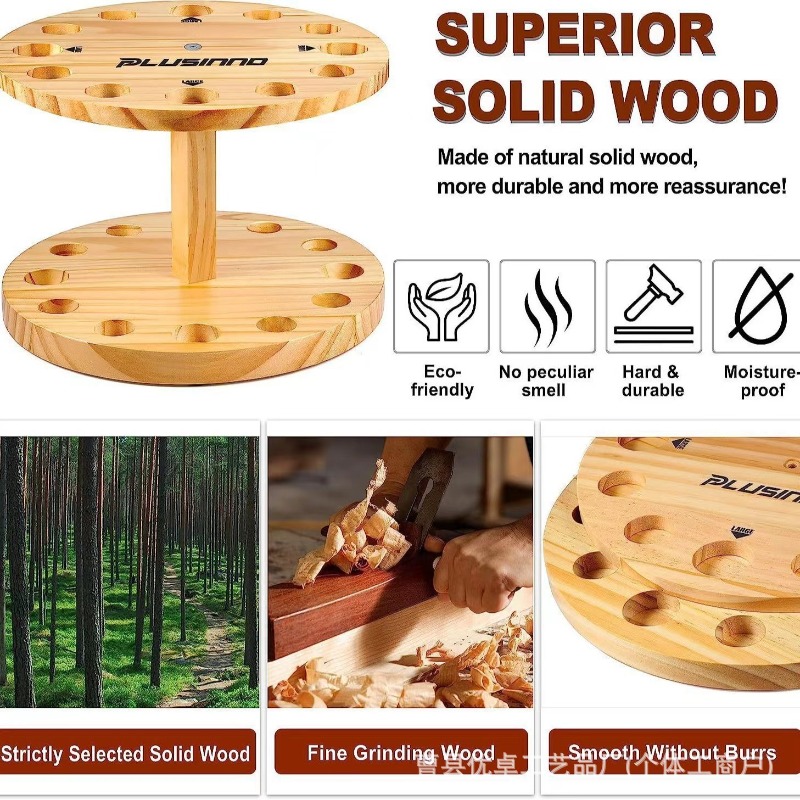 Round Solid Wood Fishing Rod S - Fishing Equipment And Tools recension och pris