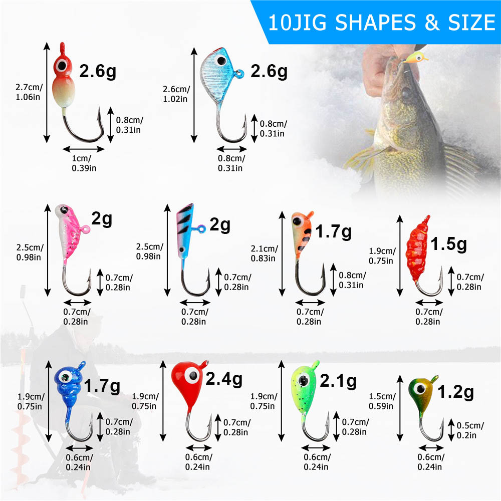 24Pcs ice fishing gear Kit Lum - Fishing Equipment Shop recension och pris