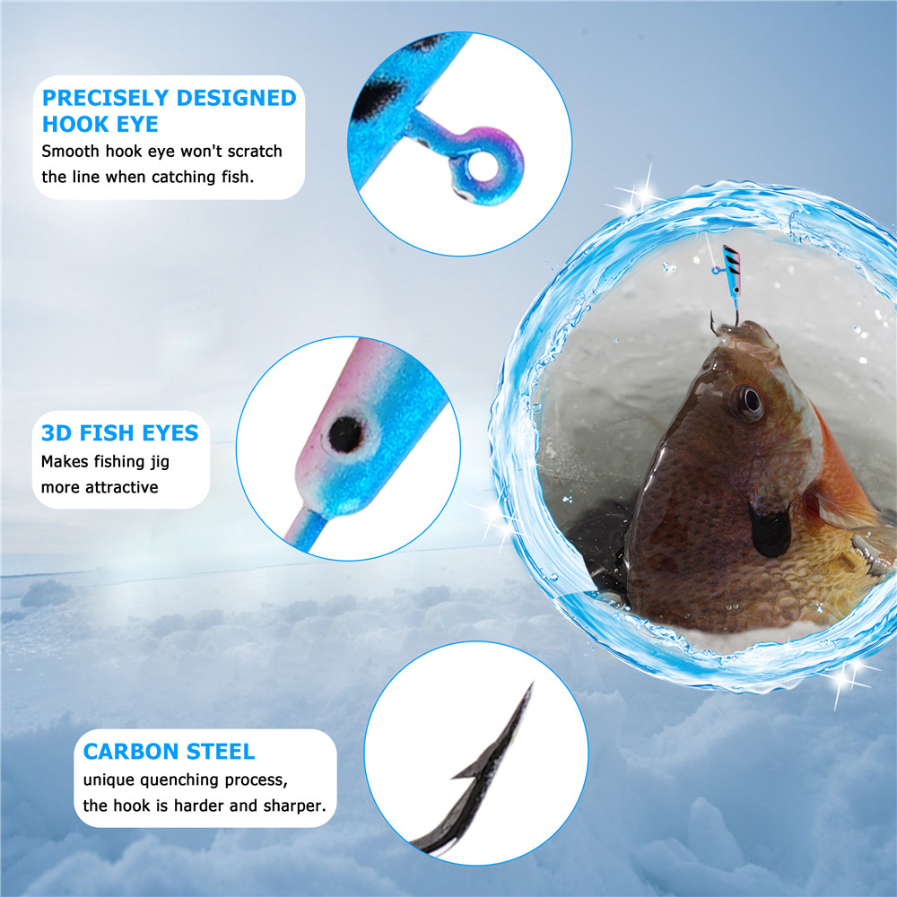 24Pcs ice fishing gear Kit Lum - Fishing Equipment Shop recension och pris
