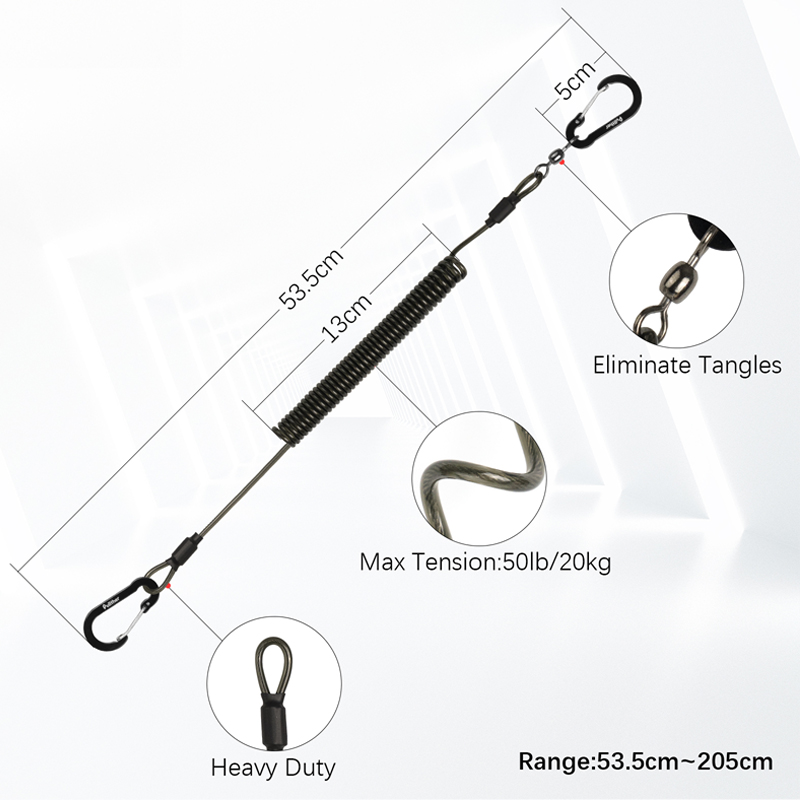 fishing tools Coiled Lanyards  - Fishing Equipment And Tools recension och pris