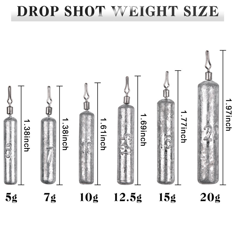 24pcs/lot Drop shot rigs Lead  - Fishing Equipment Shop recension och pris