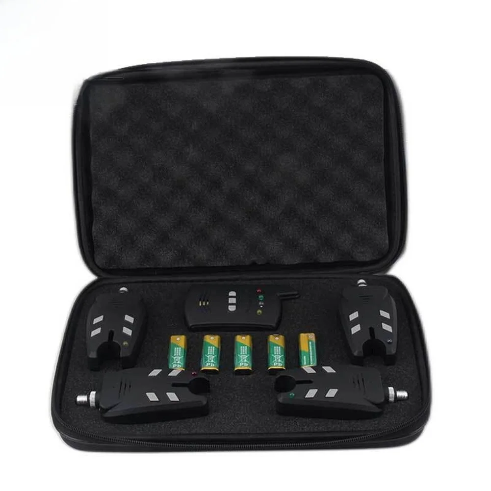 Fishing Alarm Set Box 1+4 With - Fishing Equipment Bag recension och pris