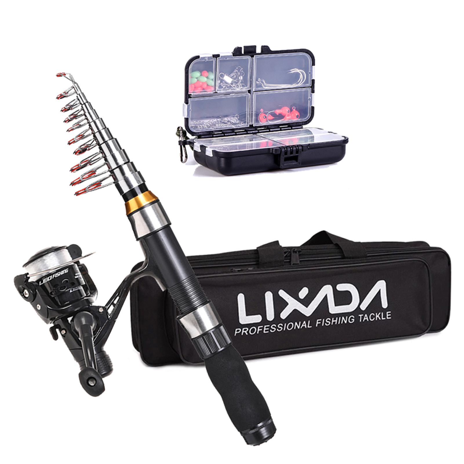 Lixada Fishing Rod Reel Combo  - Fishing Equipment Europe recension och pris